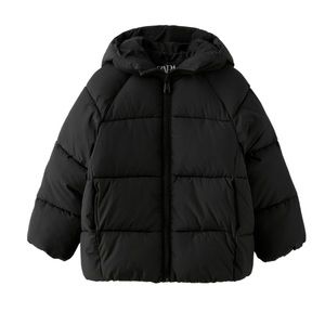 Zara puffer coat, black size 13/14